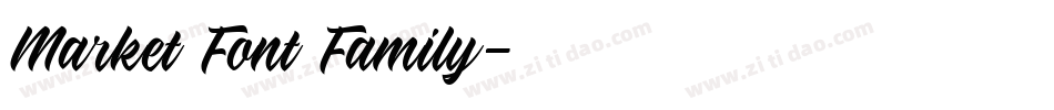 Market Font Family字体转换